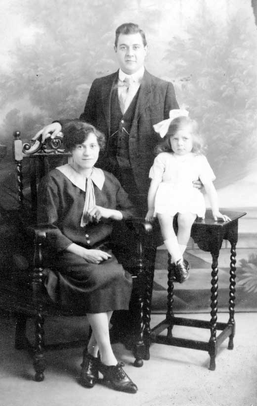 Walter Barker and family