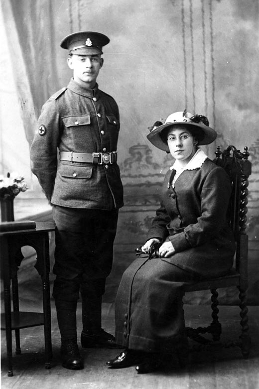 Sidney with wife Emily