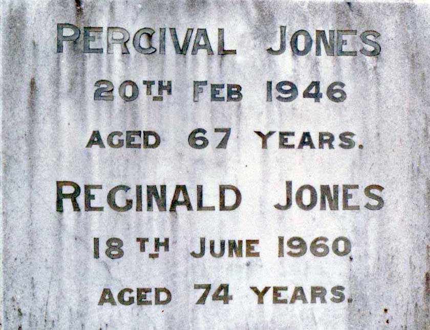 Percival Jones stone
