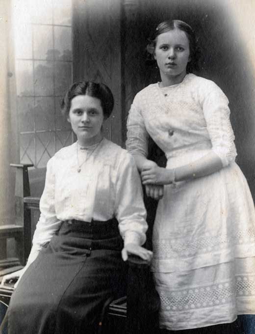Lydia with Edna Anstey
