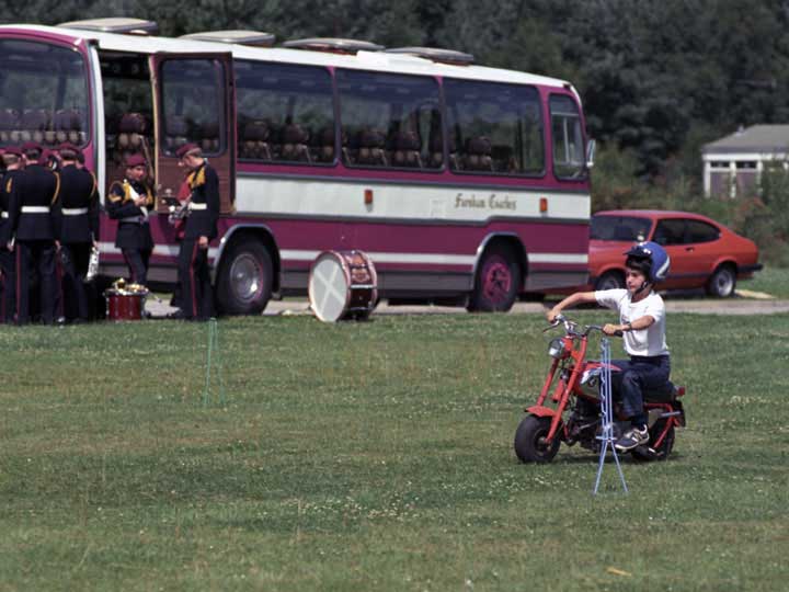 Iain on a motor bike