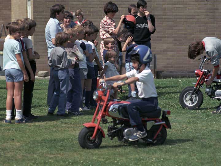 Iain on a motor bike