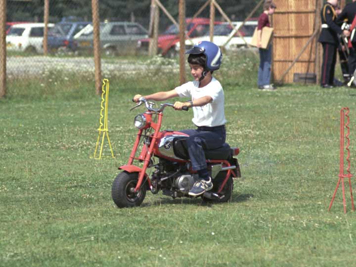 Iain on a motor bike