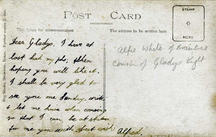 Postcard reverse