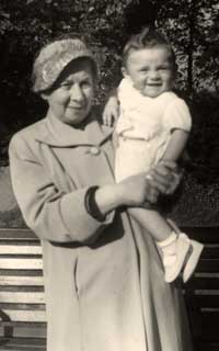 Christopher and Great Aunt Louise