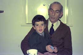 Iain with grandfather