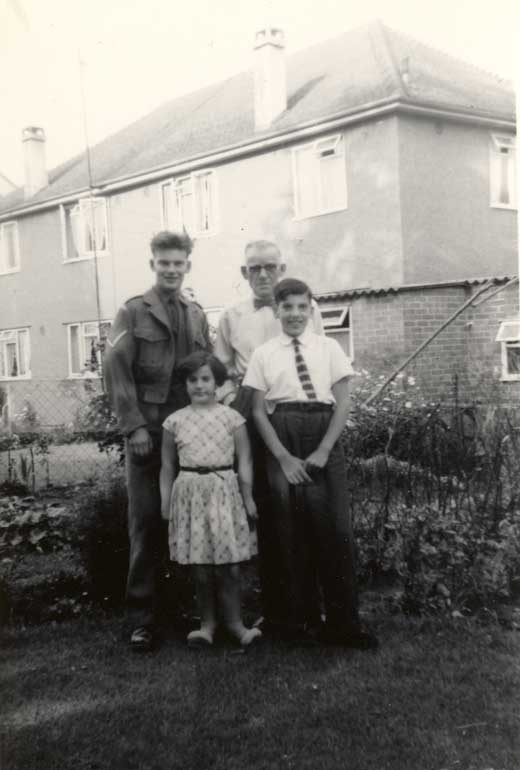 David, Frederick Hotten, Malcolm and Rosemary Knight